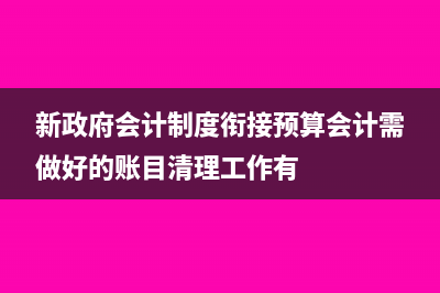 新政府會(huì)計(jì)制度中待資產(chǎn)損益科目怎樣處理?(新政府會(huì)計(jì)制度銜接預(yù)算會(huì)計(jì)需做好的賬目清理工作有)