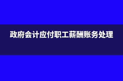 政府會(huì)計(jì)應(yīng)付職工薪酬包括遺屬補(bǔ)助嗎(政府會(huì)計(jì)應(yīng)付職工薪酬賬務(wù)處理)