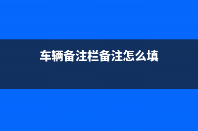 車輛備注欄備注的車船稅屬于發(fā)票嗎(車輛備注欄備注怎么填)