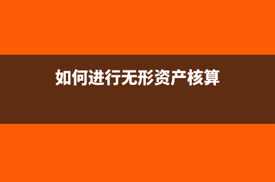 如何進(jìn)行無形資產(chǎn)的計(jì)價(jià)和攤銷(如何進(jìn)行無形資產(chǎn)核算)