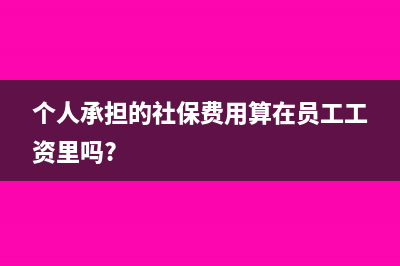 個人承擔的社?？梢远惽翱鄢龁?(個人承擔的社保費有哪些)