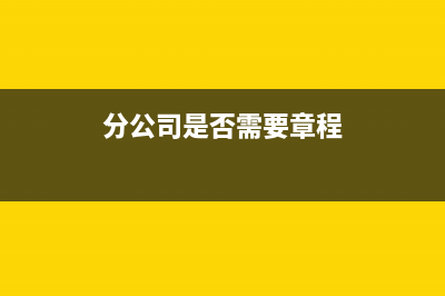 分公司是否需要為員工繳納個人所得稅(分公司是否需要章程)