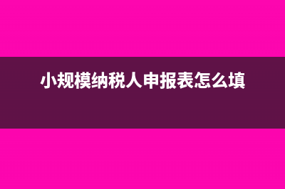 小規(guī)模給個人開票需要填哪些內容(小規(guī)模給個人開普票怎么填寫)