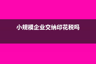 小規(guī)模企業(yè)交納增值稅會計分錄?(小規(guī)模企業(yè)交納印花稅嗎)