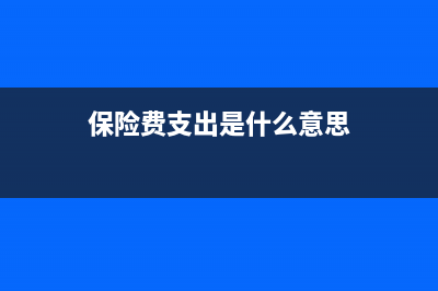 哪些保險(xiǎn)費(fèi)支出允許稅前扣除(保險(xiǎn)費(fèi)支出是什么意思)