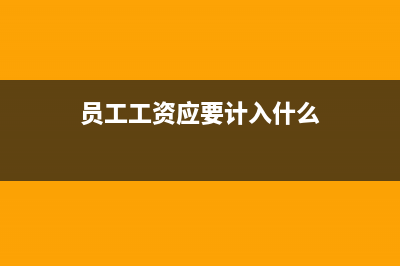 員工工資應(yīng)要計(jì)入開發(fā)成本嗎？(員工工資應(yīng)要計(jì)入什么)