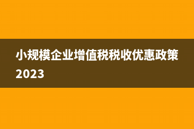 小規(guī)模企業(yè)增值稅需要計(jì)提嗎？(小規(guī)模企業(yè)增值稅稅收優(yōu)惠政策2023)