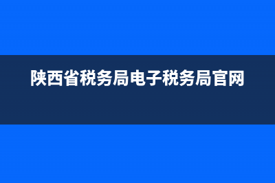 陜西省稅務(wù)局電子稅務(wù)局2.0版 (陜西省稅務(wù)局電子稅務(wù)局官網(wǎng))