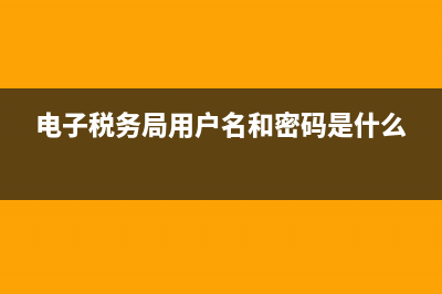 電子稅務(wù)局用戶登錄名(電子稅務(wù)局申報(bào)客戶端登錄用戶名) (電子稅務(wù)局用戶名和密碼是什么)