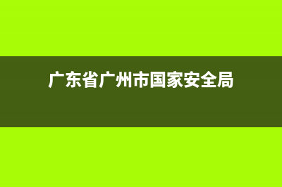 廣東省廣州市國家稅務(廣州國家稅務局網上辦事大廳) (廣東省廣州市國家安全局)