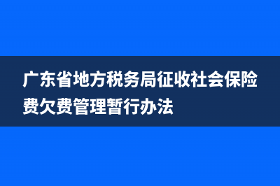 廣東省地方稅務局冠名發(fā)票(廣東省國家稅務局發(fā)票) (廣東省地方稅務局征收社會保險費欠費管理暫行辦法)