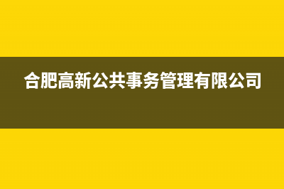 合肥高新區(qū)IT公司排名？ (合肥高新公共事務(wù)管理有限公司)