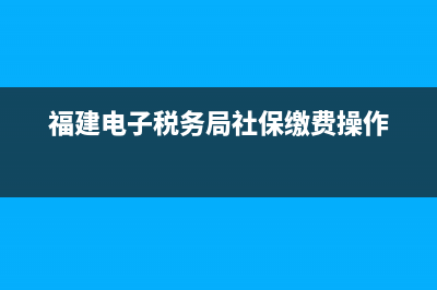 福建電子稅務局怎么下載(如何利用福建省電子稅務局官網(wǎng)獲取資源) (福建電子稅務局社保繳費操作)