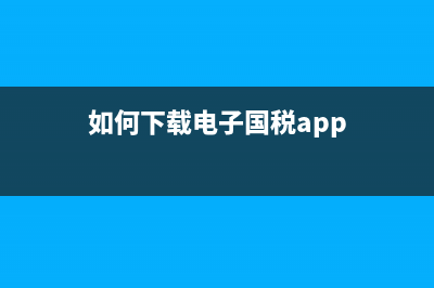 如何下載電子國稅(國稅下載軟件怎么弄) (如何下載電子國稅app)