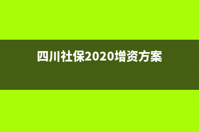 四川社保人員增減網(wǎng)上辦理流程？ (四川社保2020增資方案)